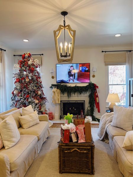 fun secret santa swap with my girls!! love this christmas living room look❤️

#LTKSeasonal #LTKHoliday #LTKhome