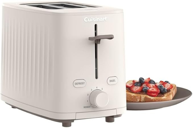 Cuisinart Soho™ Collection 2-Slice Toaster, 7 Toaster Setting, Defrost, Reheat, and Bagel Setti... | Amazon (US)