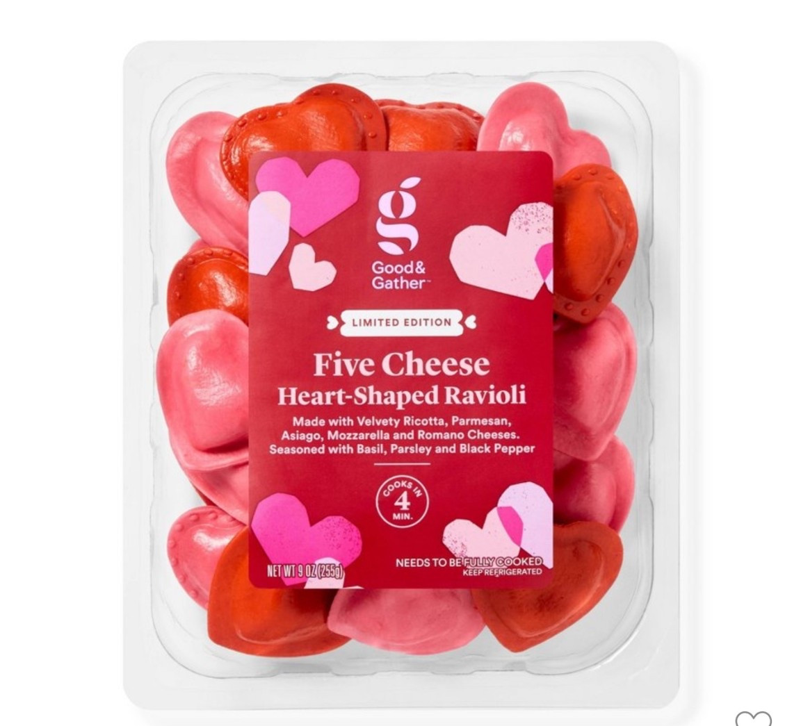 Heart shaped pasta ravioli at Target. Perfect for a valentines dinner ❤️🎯

#LTKmomlife #LTKValentine #LTKKids