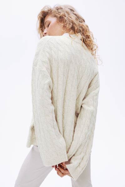 Oversized Cable-knit Sweater | H&M (US)