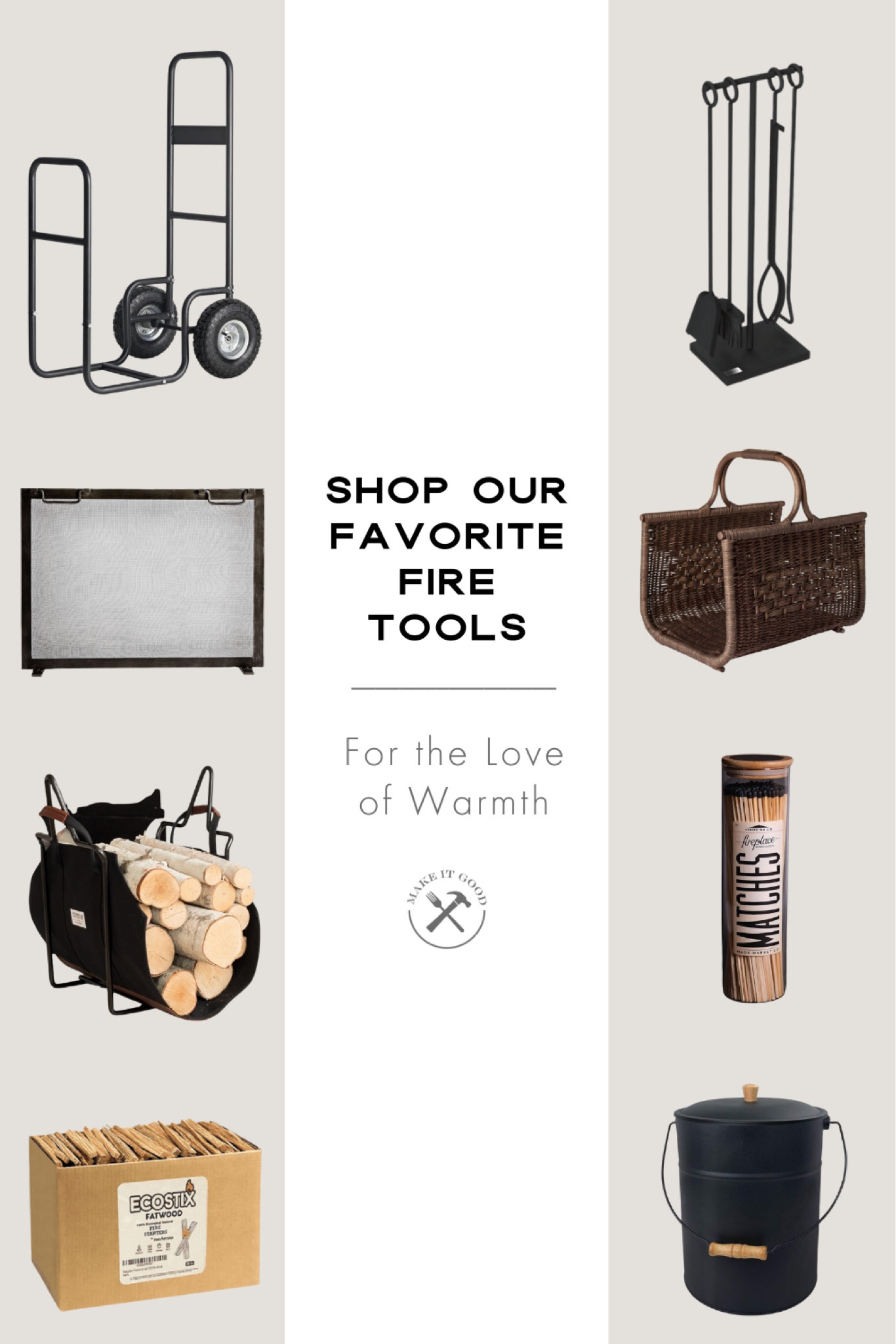 Building a fire is a skill that we teach you all about it on our blog. Here are all the must have tools for building the perfect fire! 

#LTKStyleTip #LTKHome #LTKFindsUnder50