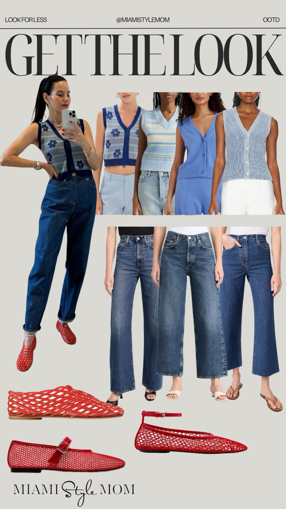 Casual summer OOTD!❤️

Red mesh flats. Dark denim. Sweater vest. Causal summer outfit. OOTD. Look for less.

#LTKSeasonal #LTKShoeCrush #LTKStyleTip