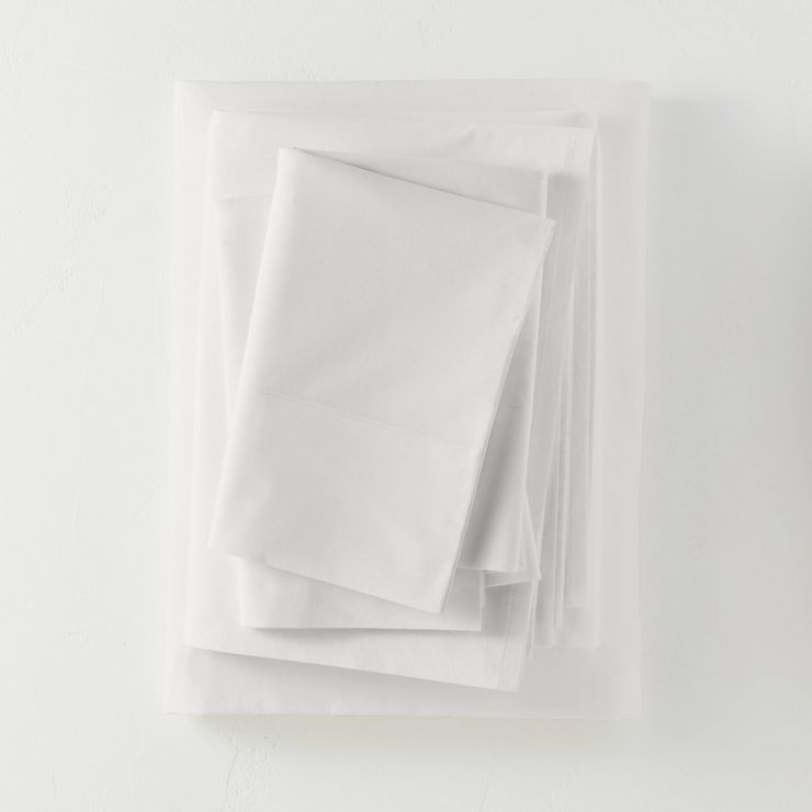 Washed Supima Percale Solid Sheet Set - Casaluna™ | Target