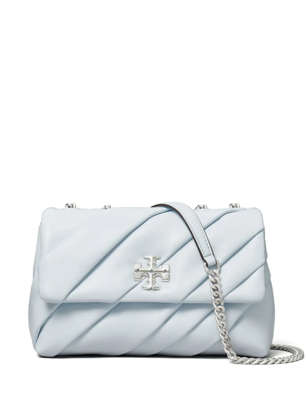 Tory Burch Petit Sac Porté Épaule Kira à Design Plissé | Bleu | FARFETCH FR | Farfetch Global
