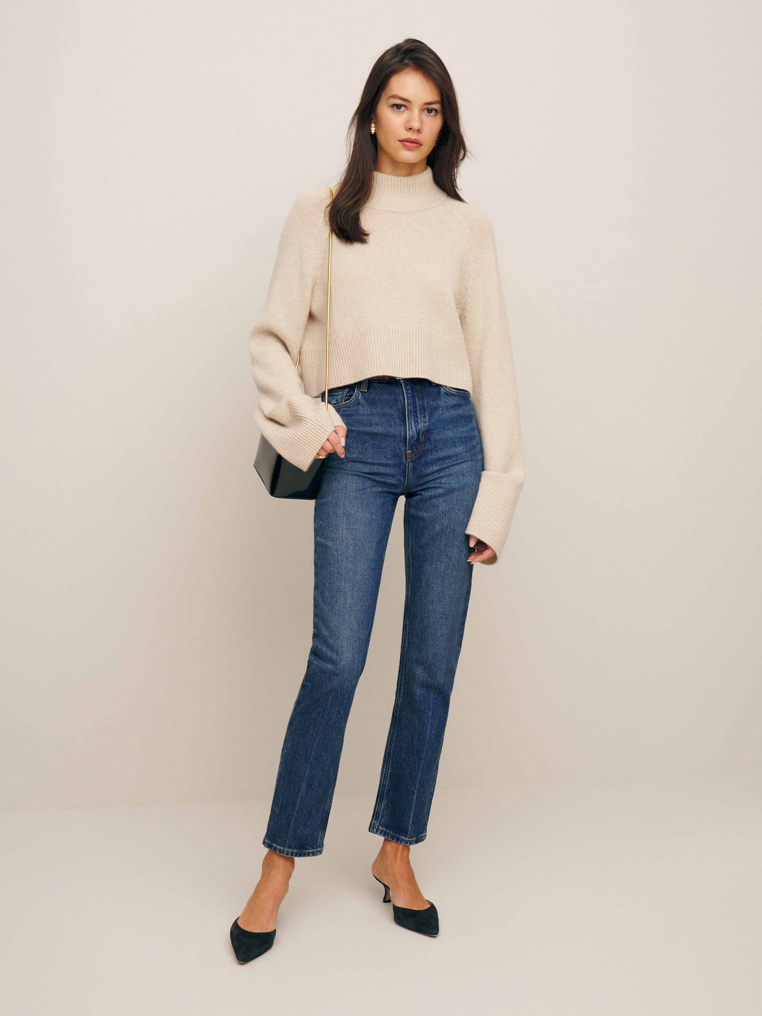 Liza Ultra High Rise Straight Jeans | Reformation (Global)