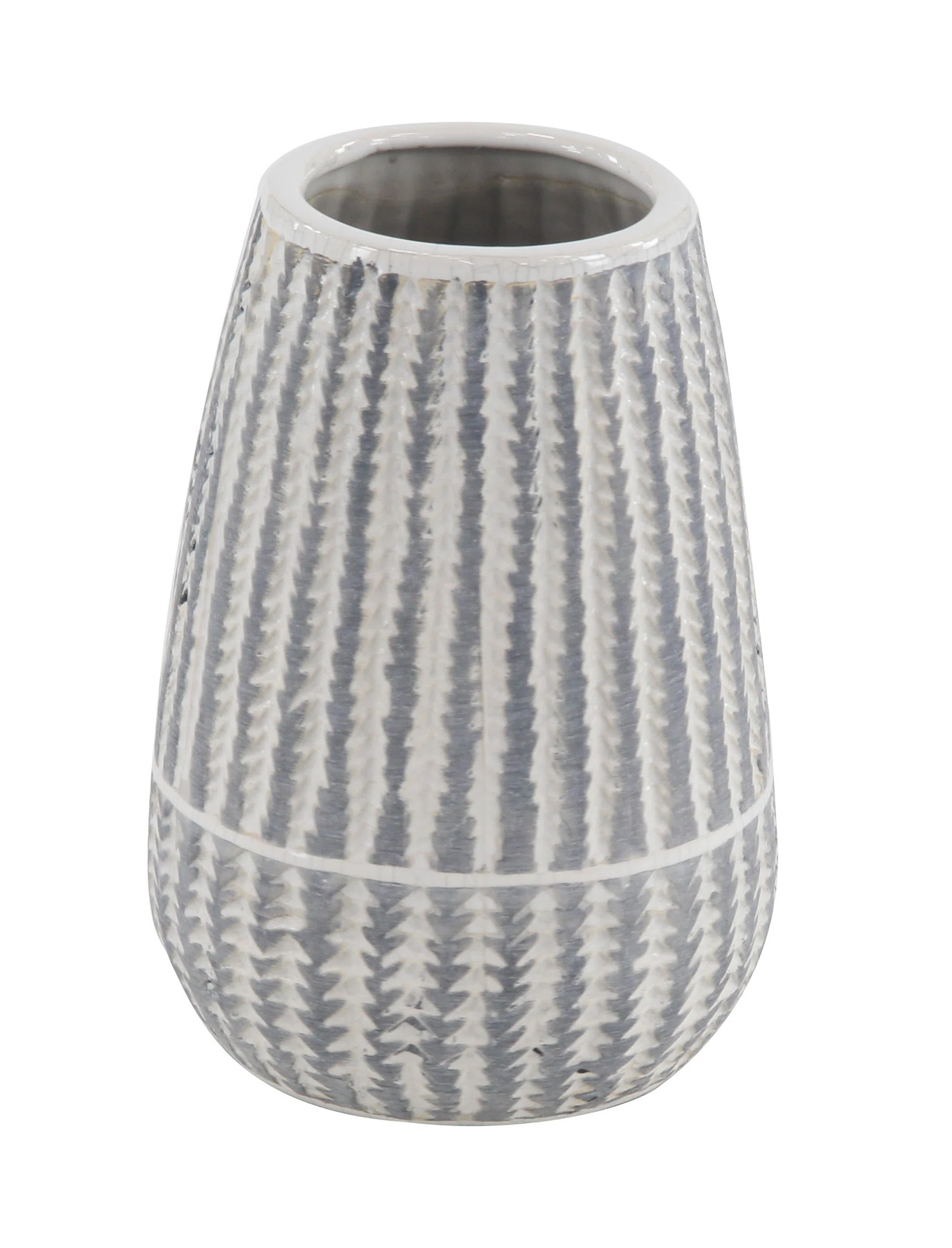 Gittens Modern Ribbed Stoneware Table Vase | Wayfair North America