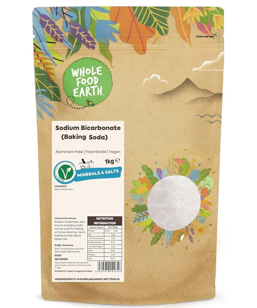 Wholefood Earth - Sodium Bicarbonate Baking Soda 1 kg | Amazon (UK)