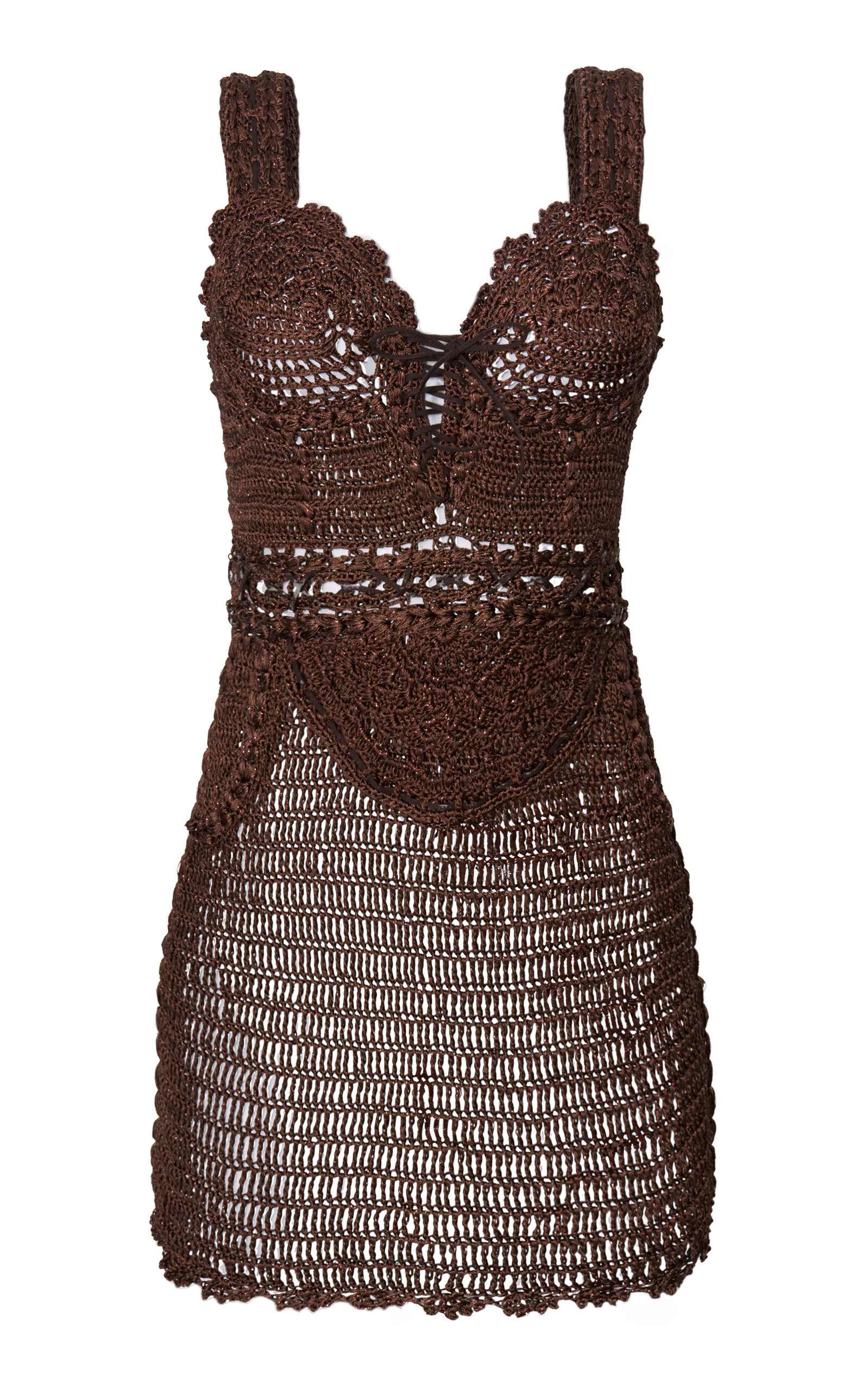 Isa Crocheted Mini Dress | Moda Operandi (Global)
