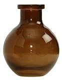 Ivy Lane Design 5-Pack Transparent Glass Vases, 3.5-Inch, Brown | Amazon (US)