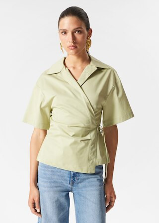 Short-Sleeve Wrap Shirt | & Other Stories UK