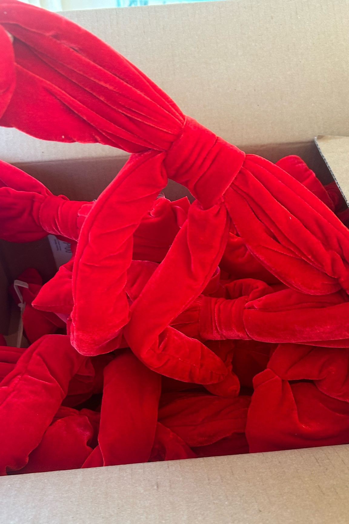 Low stock alert! Grab it quick. It wasn't even in stock when I went to my local Michael's today. 

This bow garland is amazeballs and way bigger in person. Such a pretty red velvet. I ordered 5 and they are already here. Can't wait to style these! Such a steal!

Holiday garland, holiday finds, Christmas decor, bows, home decor, deals and steals, holiday inspo, holiday red

#LTKHome #LTKFindsUnder50 #LTKSeasonal