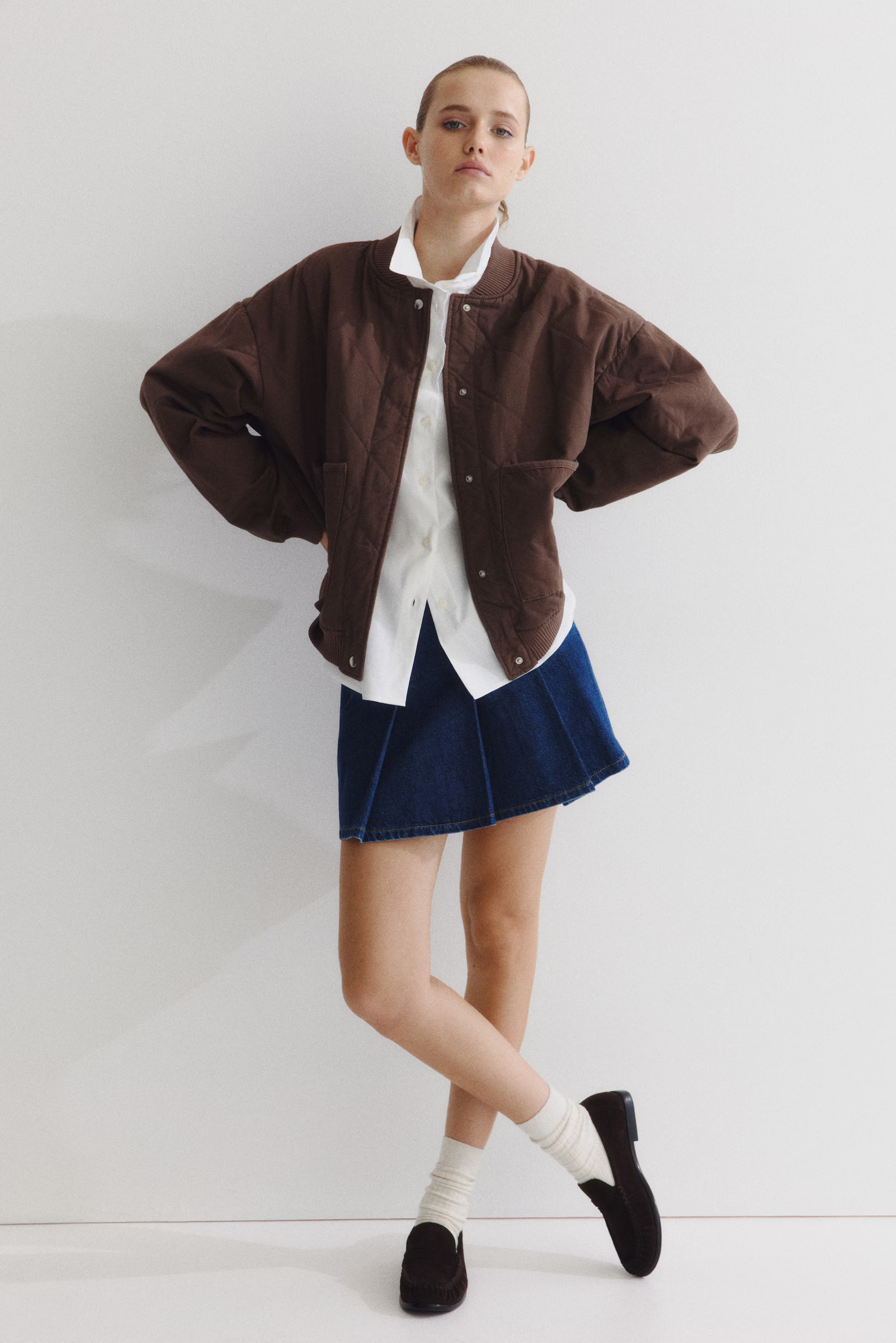 Quilted Bomber Jacket | H&M (US + CA)