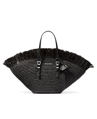 MICHAEL Michael Kors Isa Top Handle Small Fan Tote Handbag - Macy's | Macy's