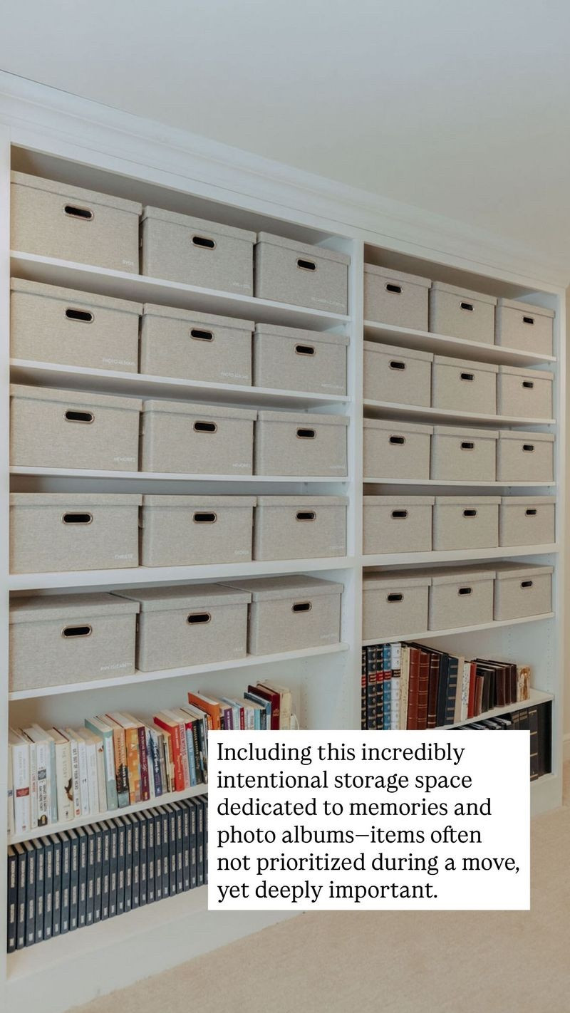 Loving this incredibly intentional storage space, dedicated to memories and photo albums – items often, not prioritize during a move, yet deeply important  

#LTKHome #LTKFindsUnder50 #LTKKids