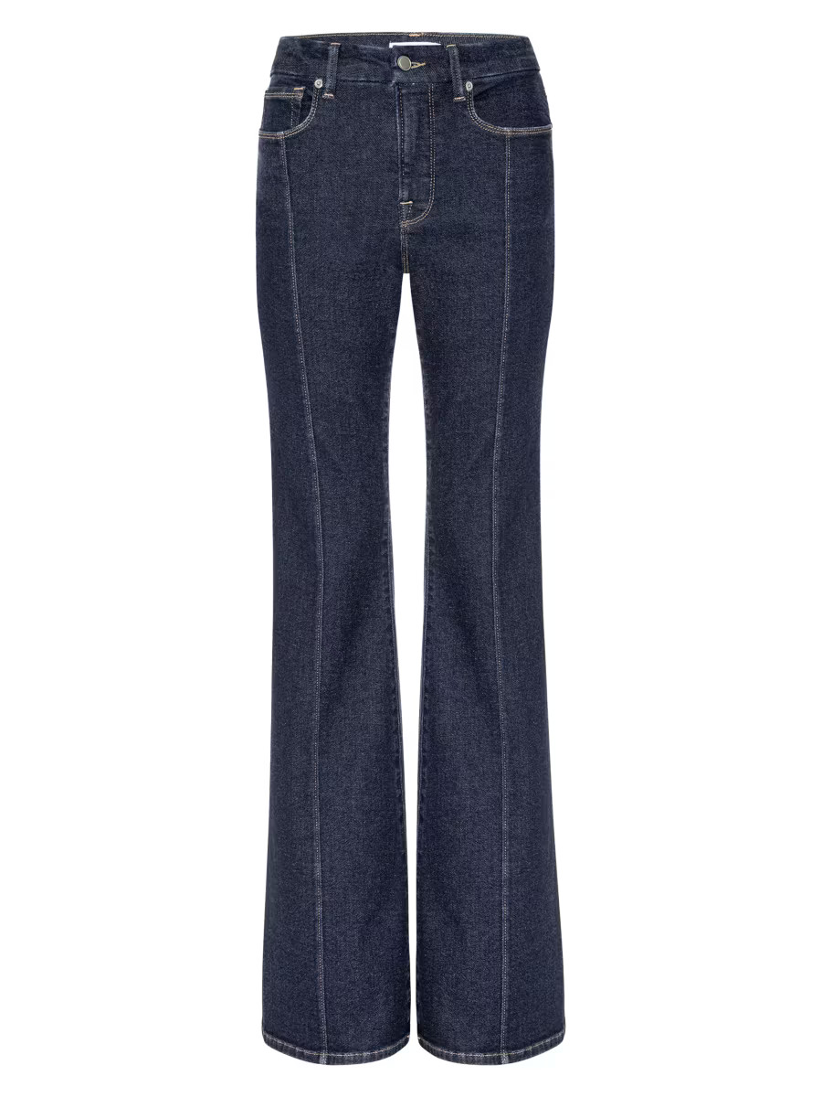 Good Legs Dark Wash High-Rise Flared Jeans | Saks Fifth Avenue
