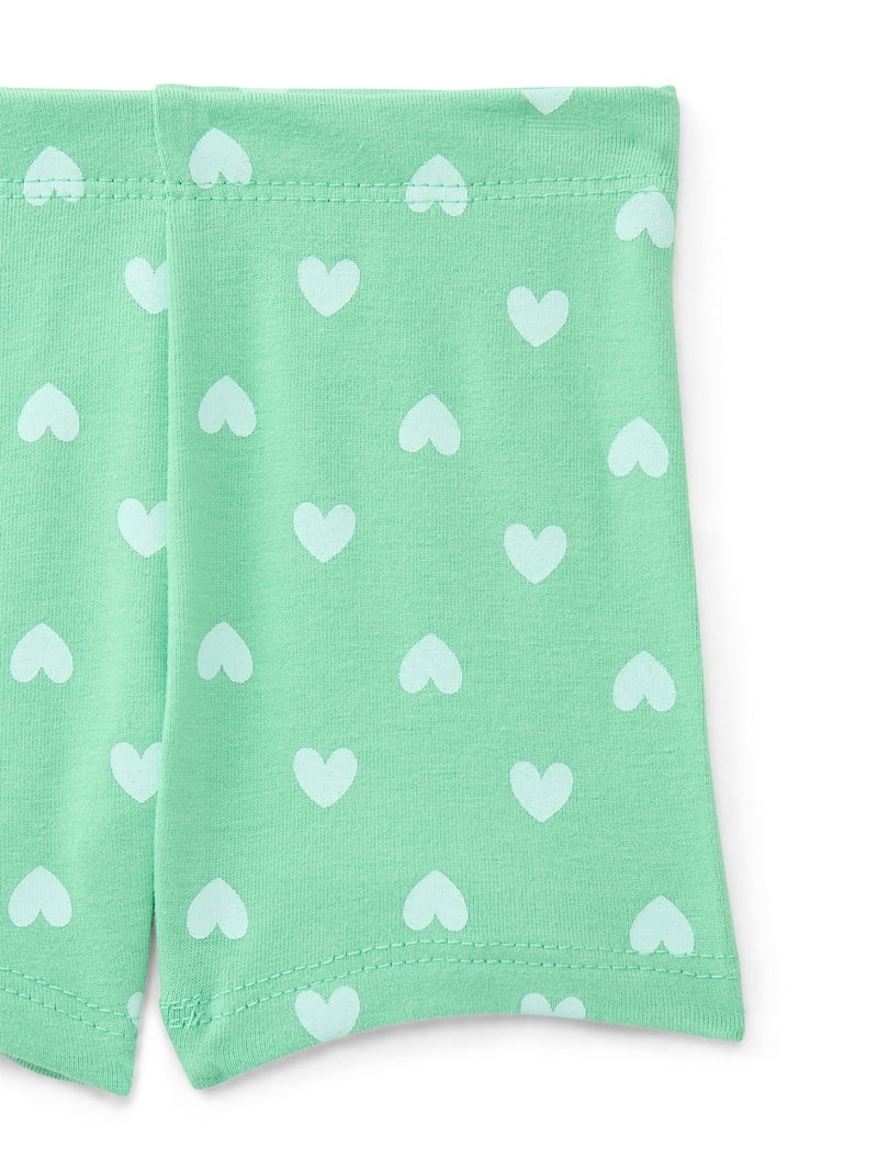 Wonder Nation Baby Girl Bike Shorts, Sizes 0-24 Months | Walmart (US)