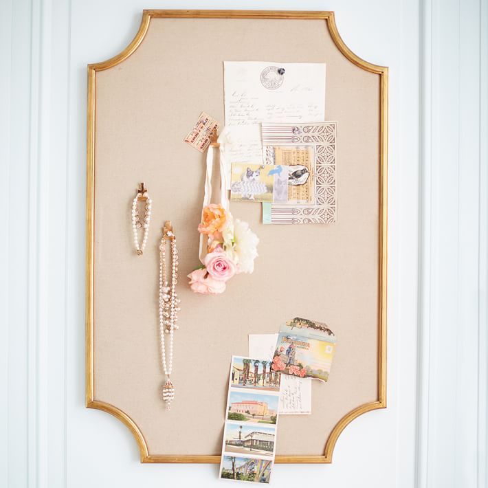 Emily & Meritt Scallop Statement Pinboard | Pottery Barn Teen