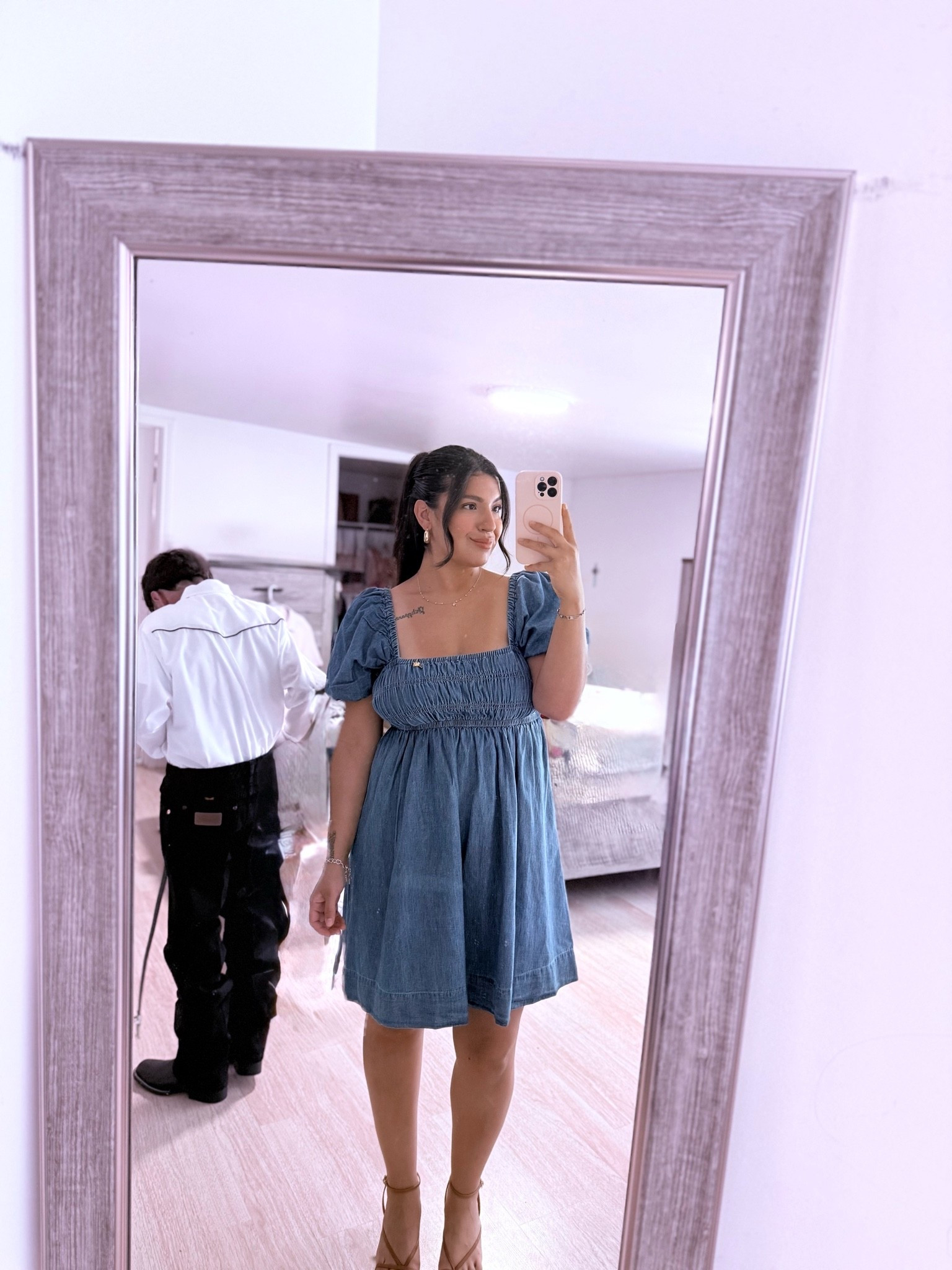 Blue Jean dress from Walmart! 💙 size M

#LTKMidsize #LTKootd #LTKdayinmylife