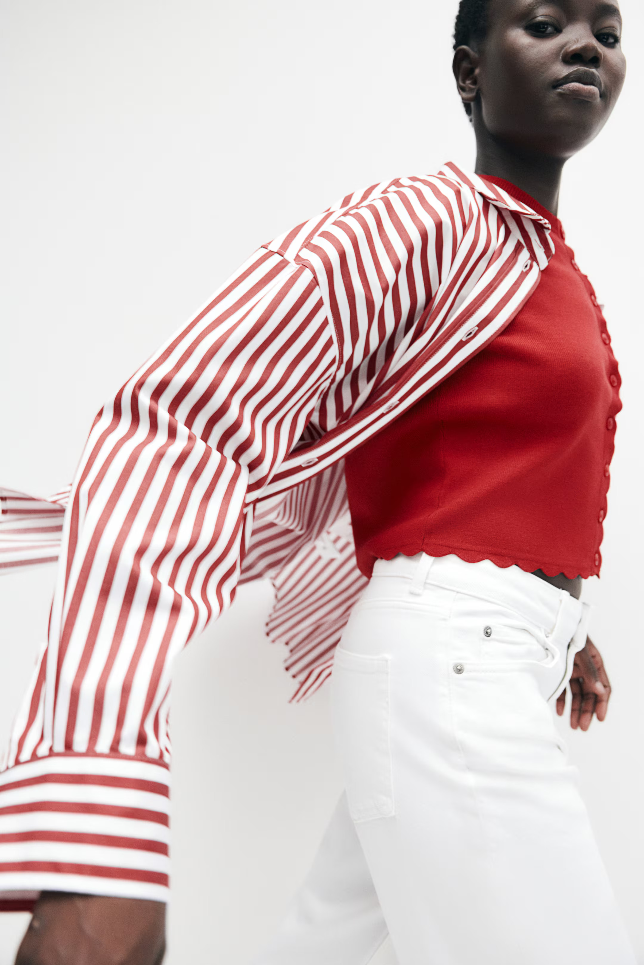 Scalloped Fine-Knit Cardigan | H&M (US + CA)