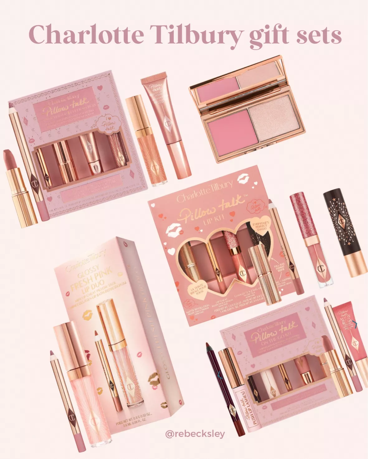 Mini Glossy Pink Lip Gloss + Lip Liner Set - Charlotte Tilbury