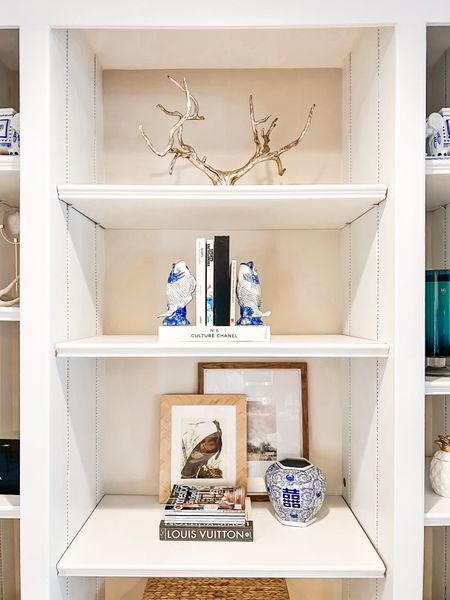 Built Ins Decor, Bookshelf Decor, Home Decor, Maximalist Decor, Traditional Decor, blue and white decor, how I styled it 

#LTKFind #LTKhome #LTKstyletip