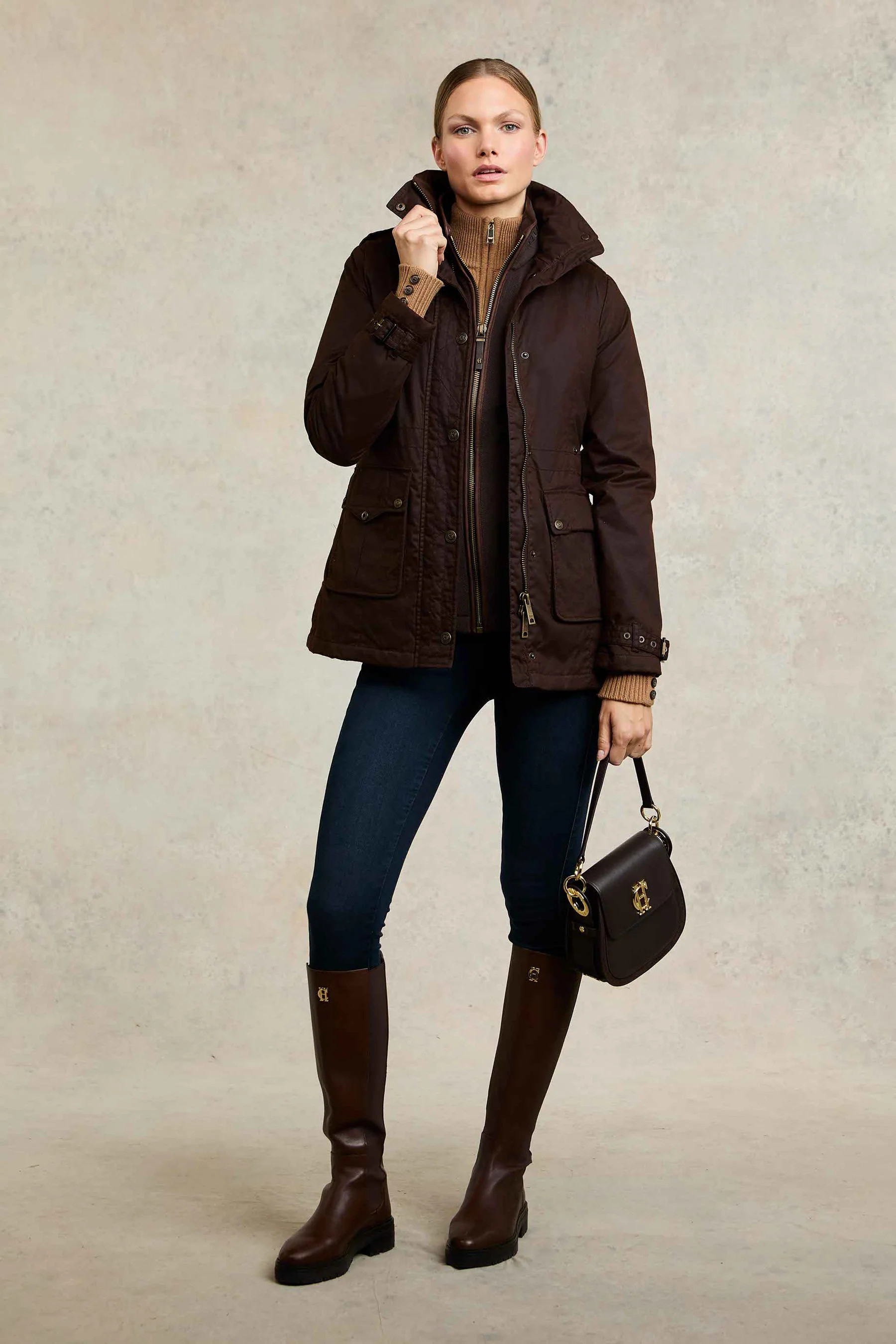 Country Fleece Gilet (Chocolate) | Holland Cooper