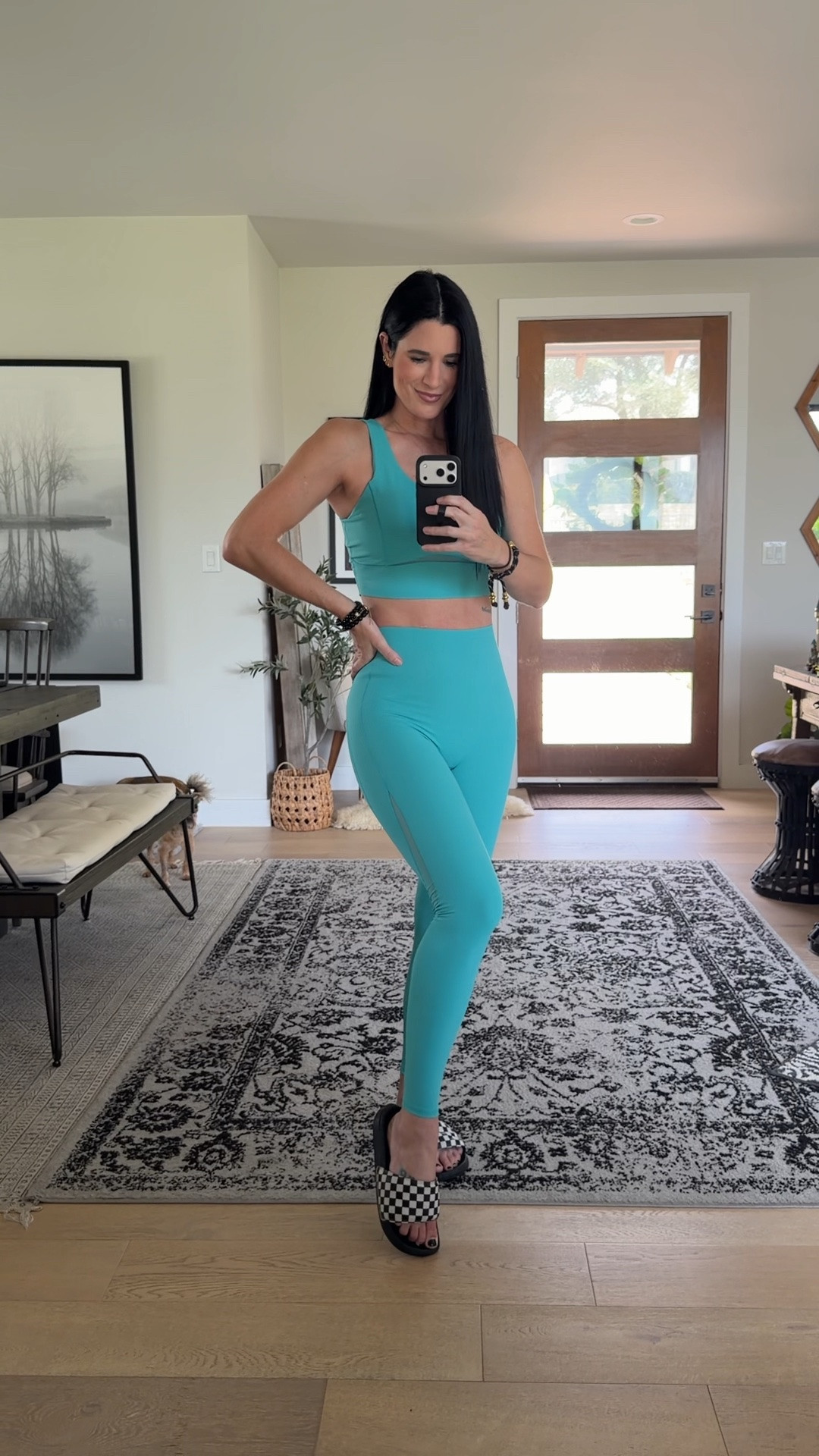 Obsessing over these new SPANX colors in their workout wear! Use code DTKXSPANX for 15% off plus free shipping. 

I’m in a medium sports bra and small leggings.

#LTKfitnessgoals #LTKActive #LTKSaleAlert