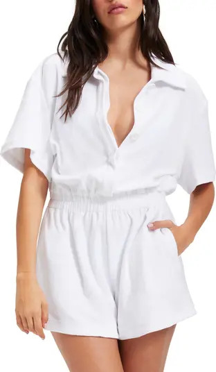 Cotton Terry Romper | Nordstrom