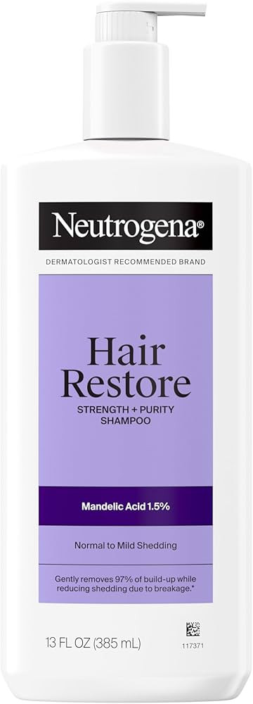 Neutrogena Hair Restore Strength + Purity Sulfate-Free Shampoo, 13 fl oz | Amazon (US)