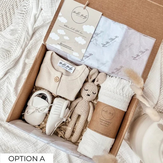 Baby Gift Box Gender Neutral Baby Gift Set Baby Shower Gift | Etsy | Etsy (US)