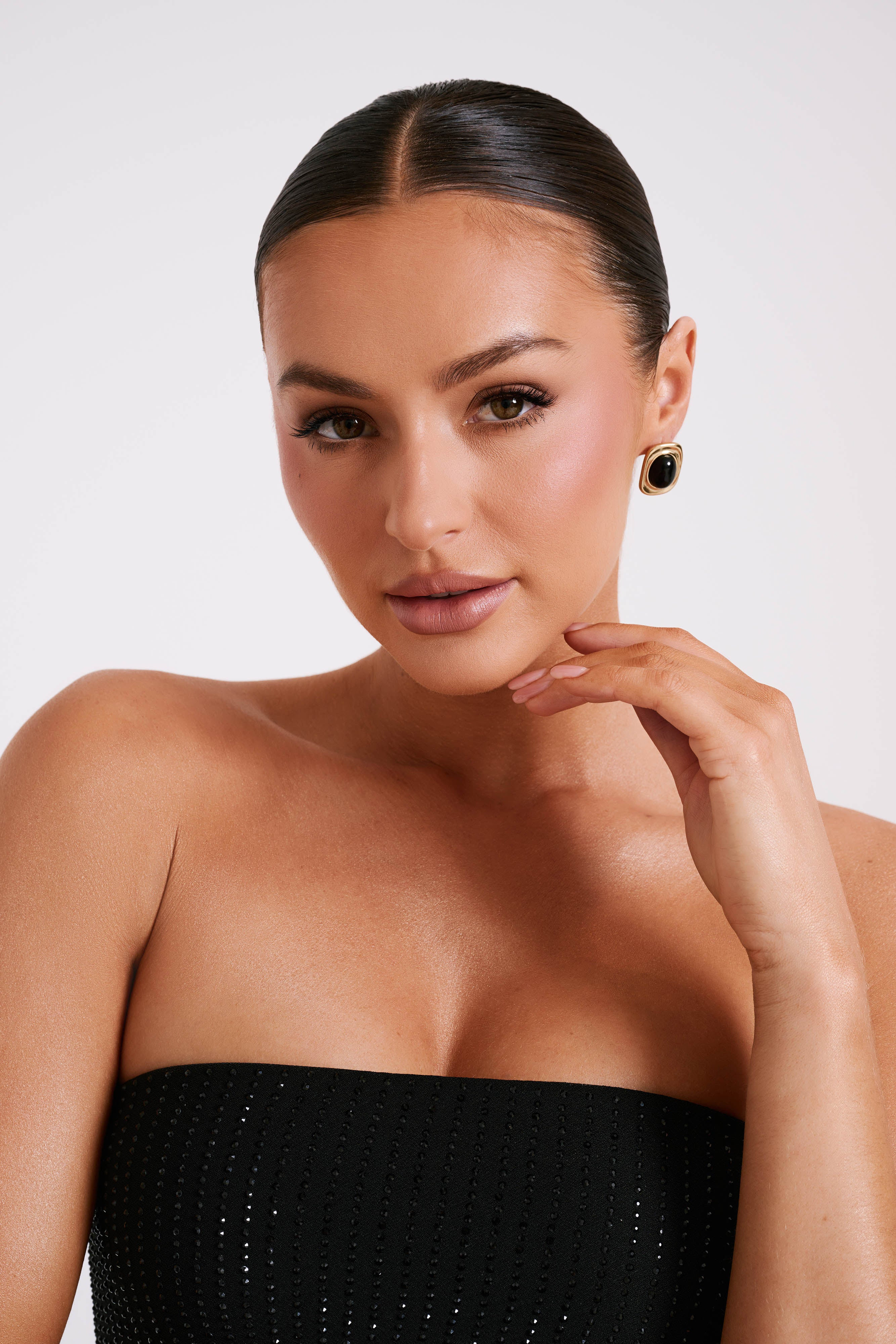 Loti Statement Earrings - Gold | MESHKI US