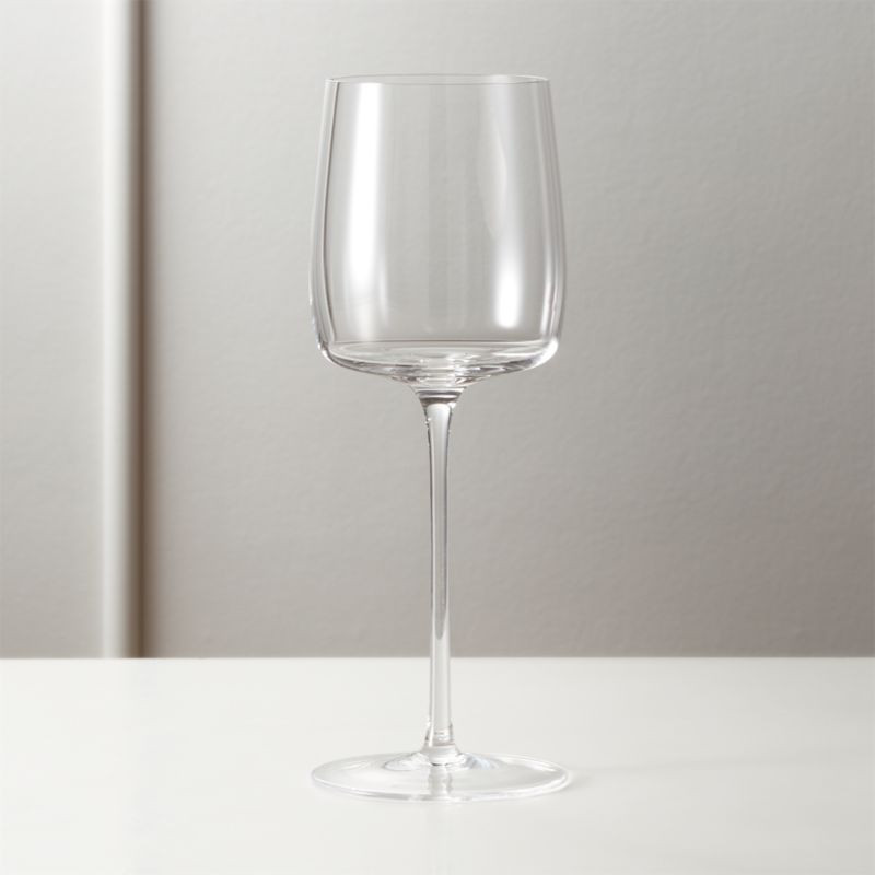 Juliet Modern White Wine Glass + Reviews | CB2 | CB2