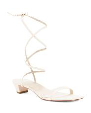 Made In Brazil Leather Alice Heeled Sandals | TJ Maxx
