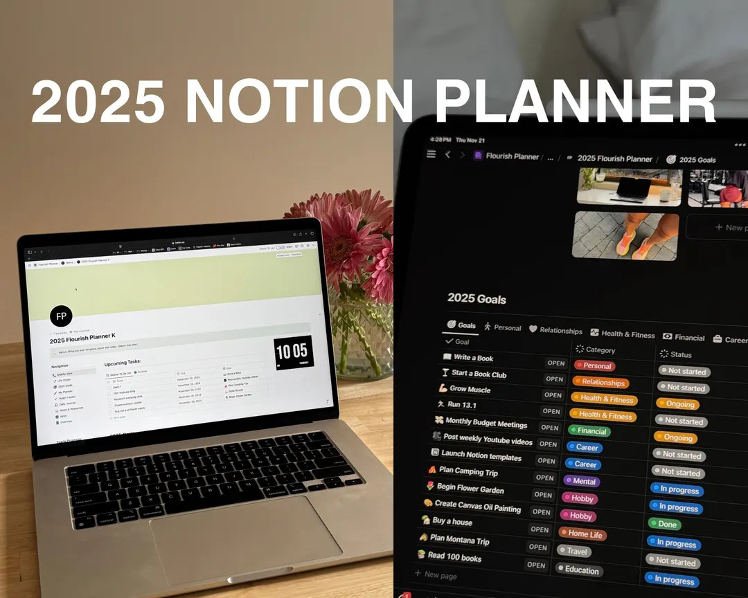 2025 Notion Planner - Etsy | Etsy (US)