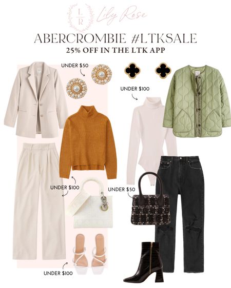 Fall outfit inspo from the Abercrombie #LTKsale. Fall jackets, fall pants and the perfect fall tops are now 25% off when you shop in the LTK app!

#LTKunder100 #LTKunder50 #LTKSale