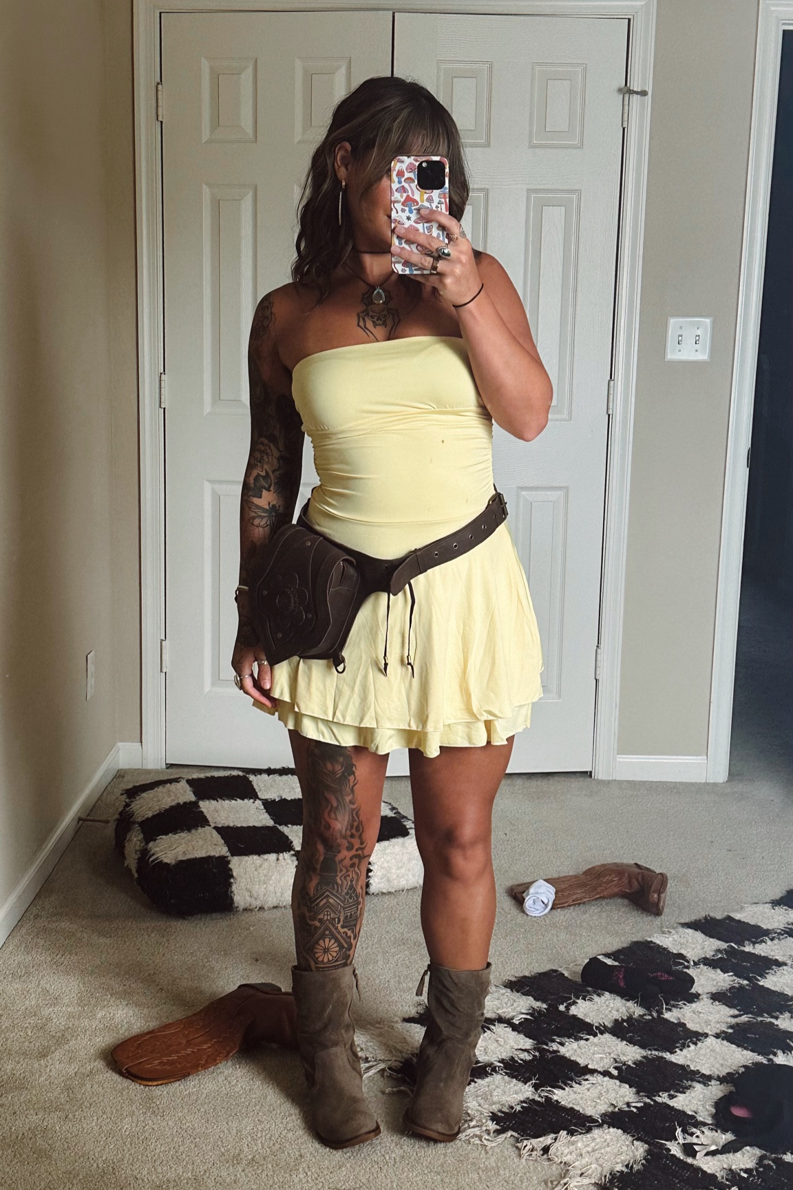 More concert outfit inspo💛 
Dress - Small
My bag is from etsy but I linked some similar

#concert #concertoutfit #ootd #style #styleinspo

#LTKStyleTip