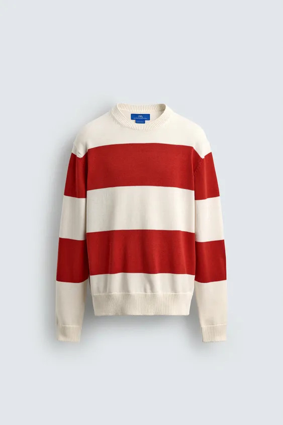 STRIPED JACQUARD JUMPER AARON LEVINE X ZARA | Zara UK