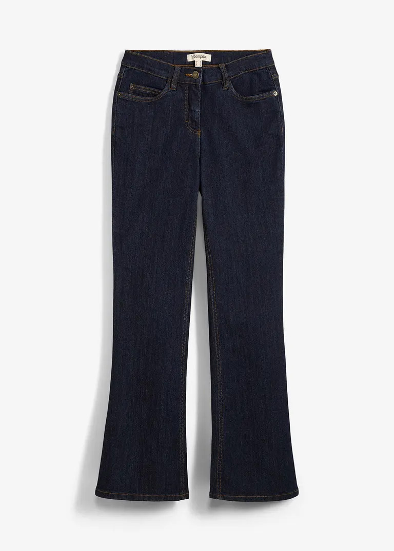 Bootcut-Jeans Mid Waist, Stretch | Bonprix DE