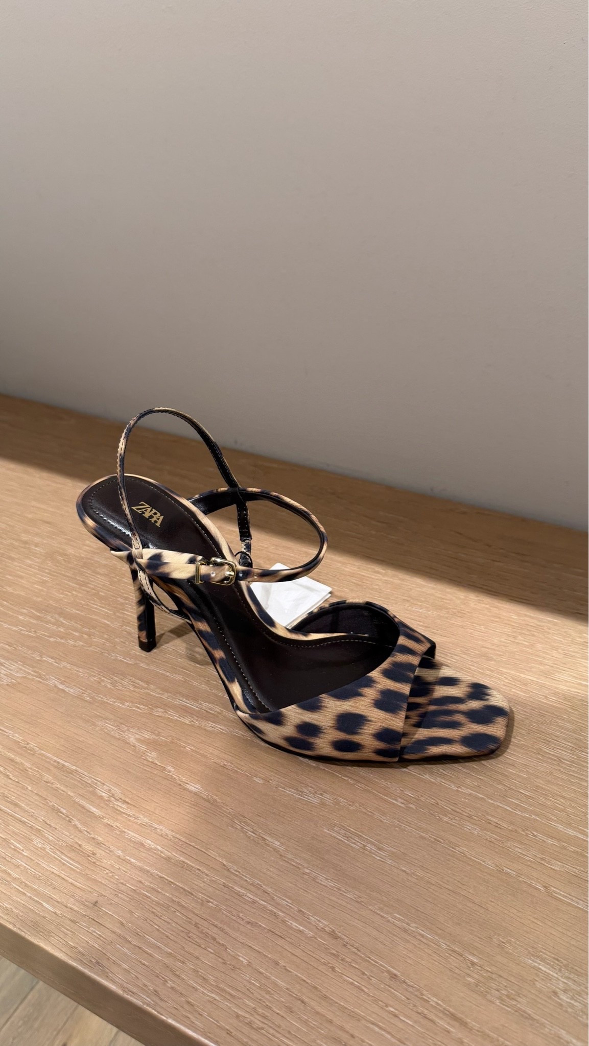 Statement animal print open toe heel!

#LTKootd