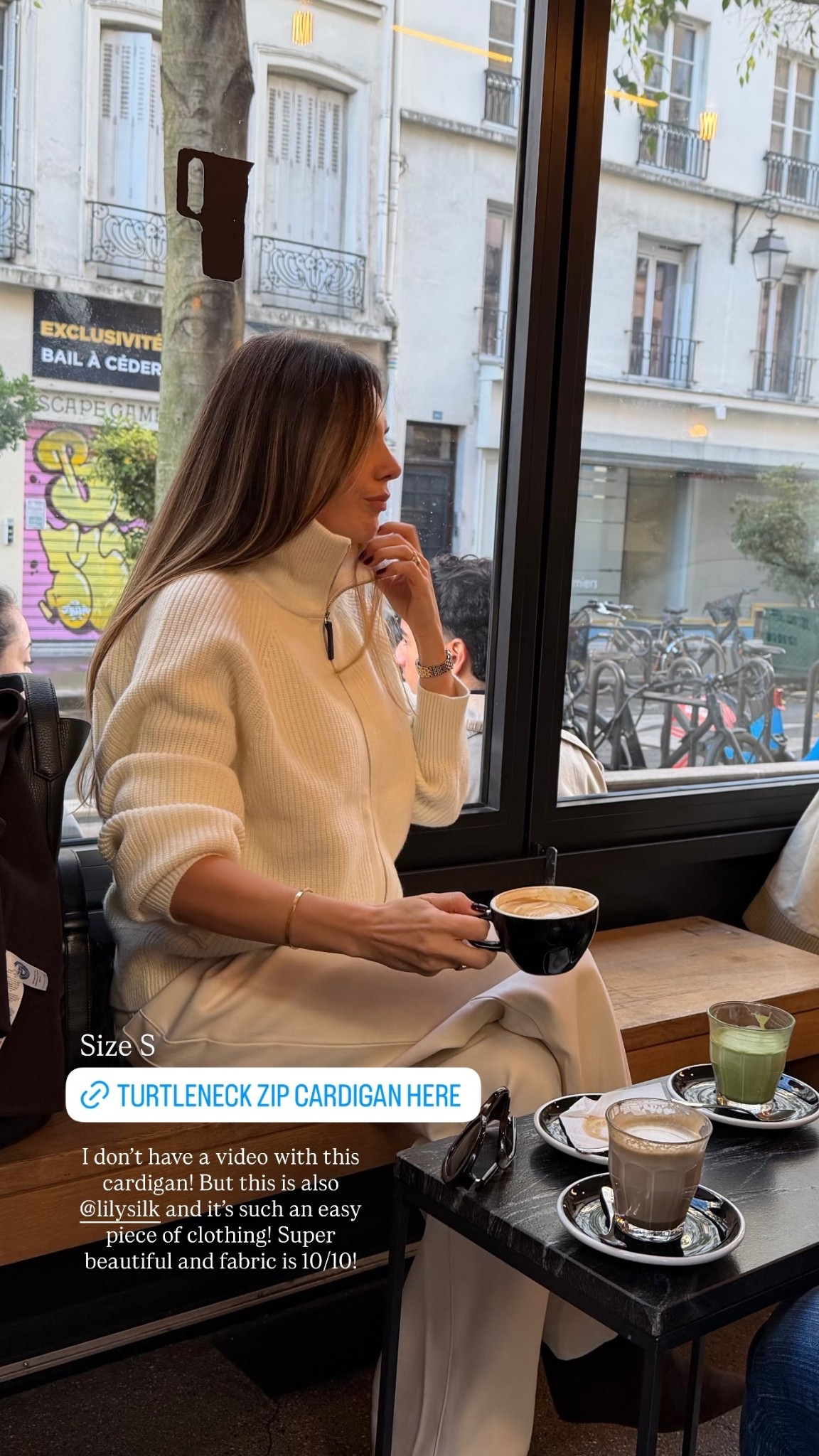 I don’t have a video with this cardigan! But this is also @lilysilk and it’s such an easy piece of clothing! Super beautiful and fabric is 10/10! Size S @lilysilk