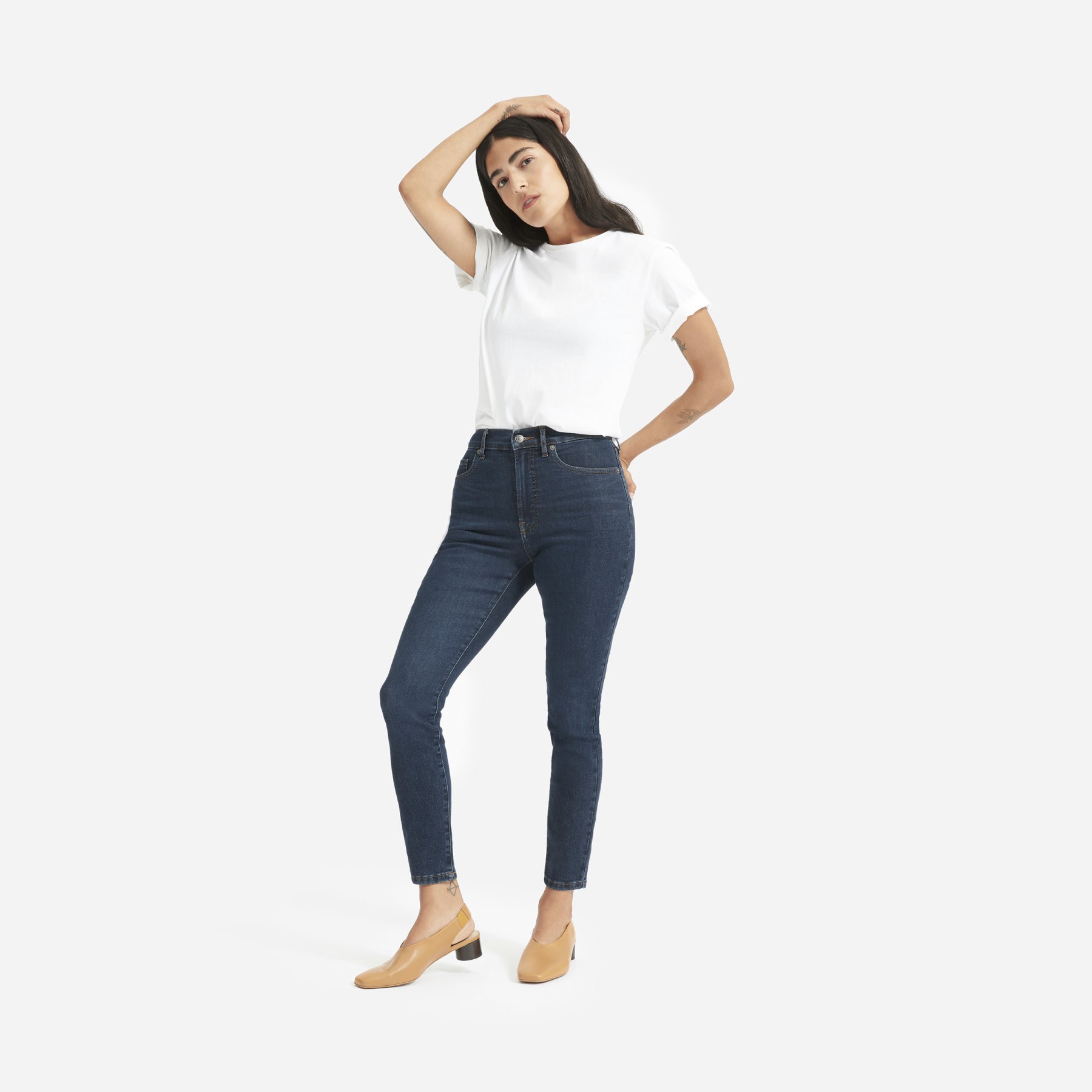 Authentic Stretch High-Rise Skinny Ankle Jean | Everlane