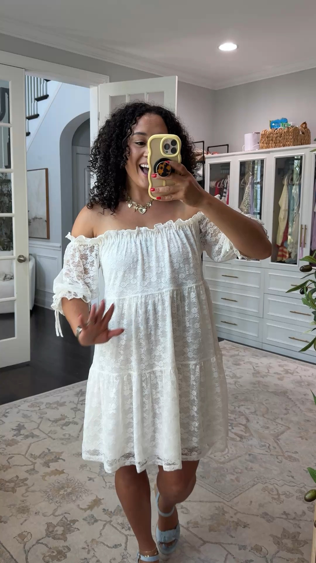 Old navy dress 50% off today! Wearing a medium this dress would also be cute with boots #oldnavy

#LTKootd #LTKSaleAlert #LTKmomlife
