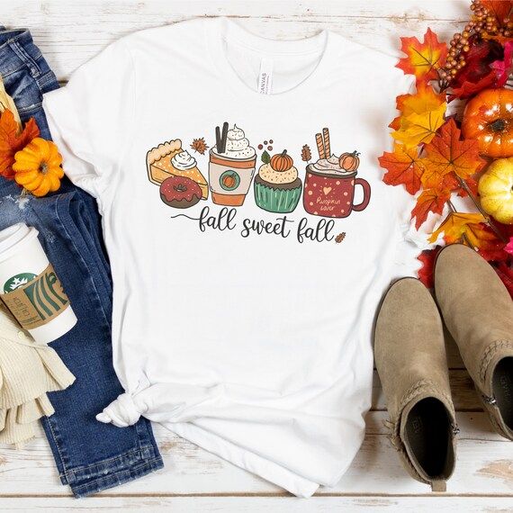 Fall Latte shirt/ Fall Babe shirt/ Fall Latte sweatshirt/coffee shirt/ fall shirt/fall gift/ tren... | Etsy (US)