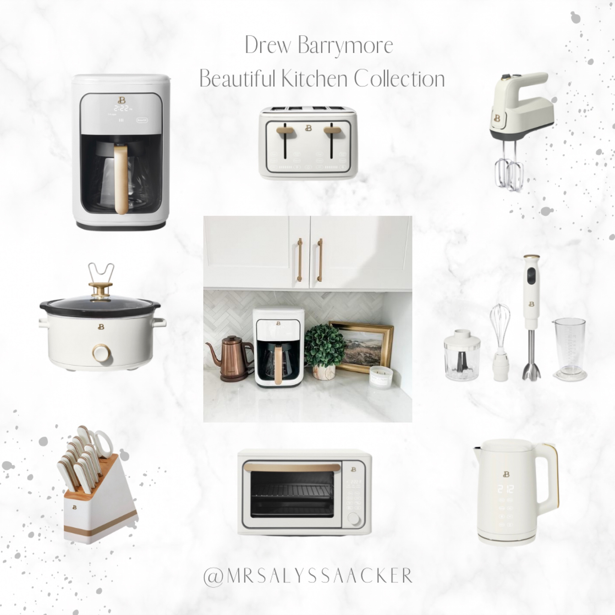 Obsessing over the Beautiful Kitchen Collection from Drew Barrymore! I’m loving the white, but find these cities in other pastel retro colors!  

#LTKunder100 #LTKbeauty #LTKhome