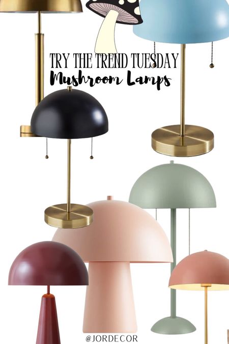 Try the Trend- Mushroom lamps! 🍄 

#LTKstyletip #LTKhome