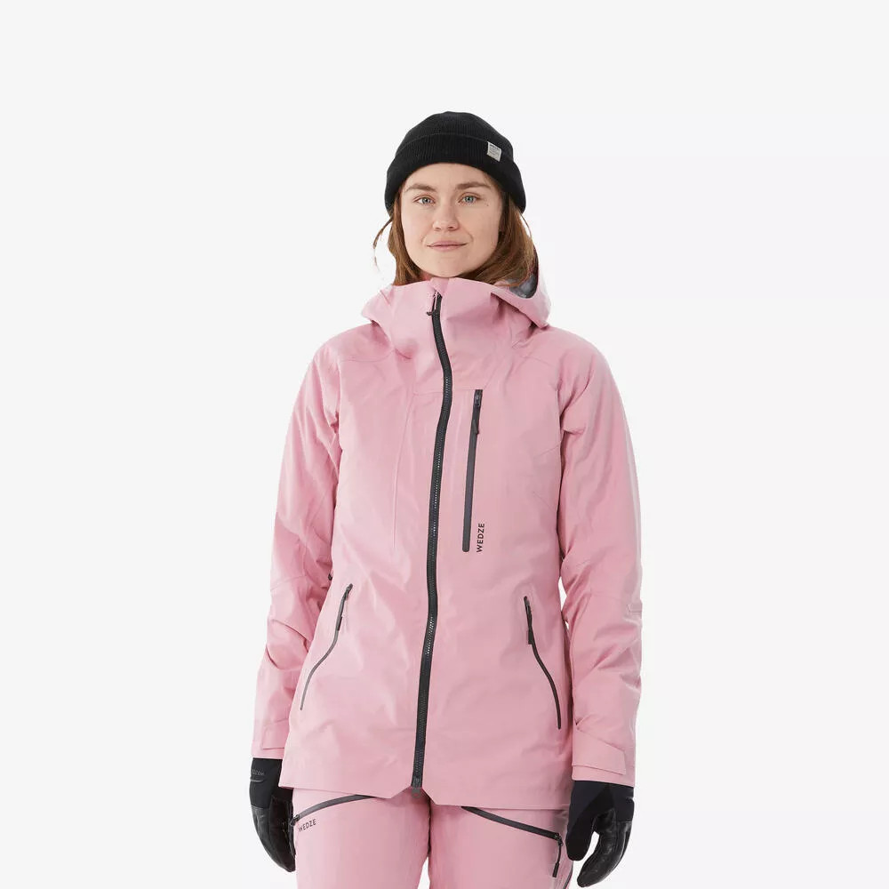 Casaco Feminino de Ski Freeride 500 Padding Wedze Rosa | Decathlon (BR)