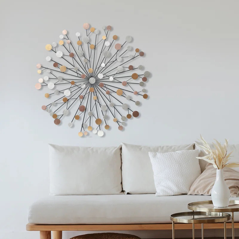 Handmade Modern Plants & Flowers Wall Decor on Metal | Wayfair North America