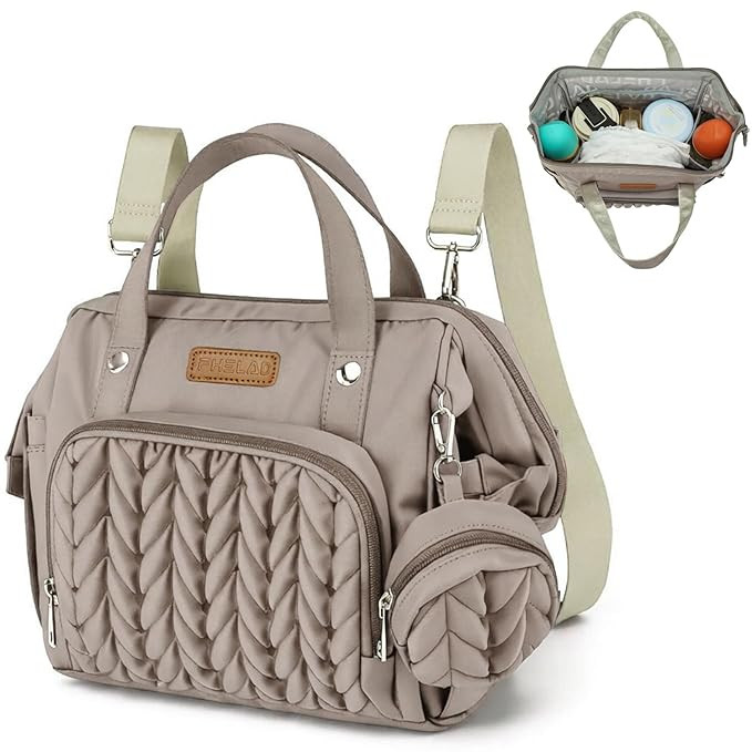 Small Diaper Bag Backpack, Toddler Diaper Bags Waterproof Multi-Function Newborn Baby Stylish Min... | Amazon (US)