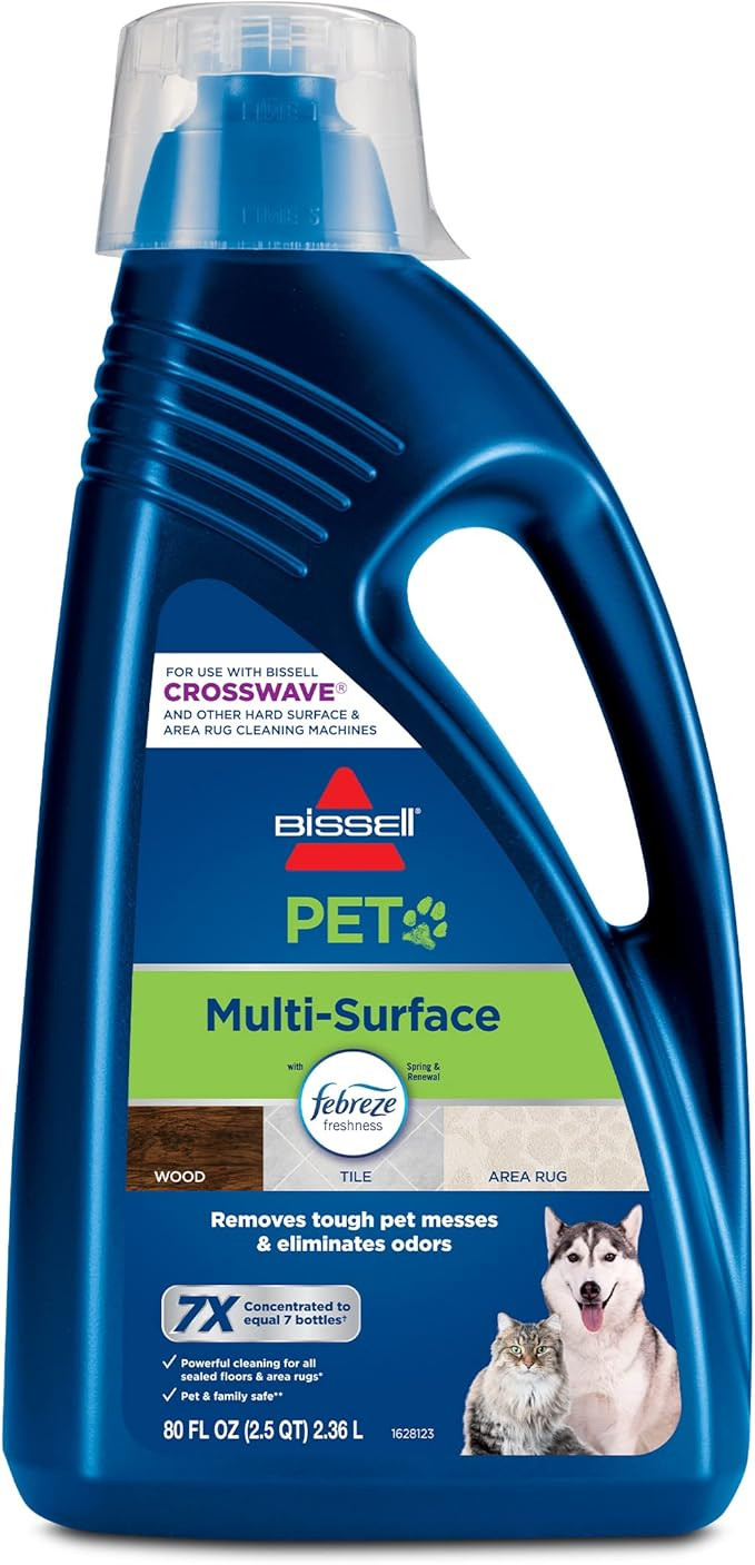 Bissell Multi-Surface Pet Formula with Febreze Freshness for Crosswave (80 oz), 2295L | Amazon (US)