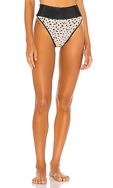 BEACH RIOT Highway Bikini Bottom in Taupe Spot from Revolve.com | Revolve Clothing (Global)